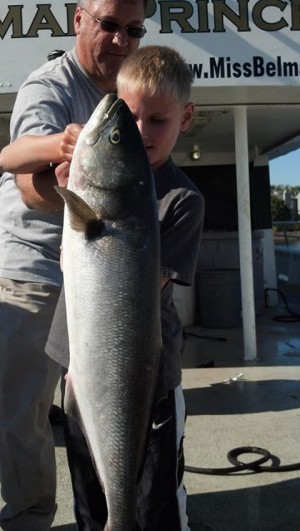 Ethan caught this big blue aboard the Miss Belmar Princess on Tuesday.