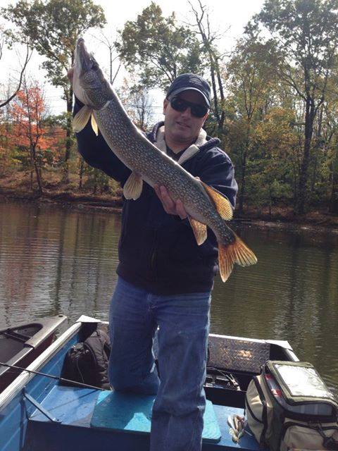 Don't forget about fall freshwater fishing. Pike like this one posted on Meltzer's Sporting Goods Facebook page are biting well in Garden State freshwaters.