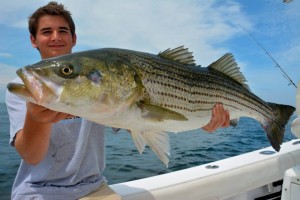 Reel Deal Charters shared this photo after another successful day of striper fishing out of Truro.
