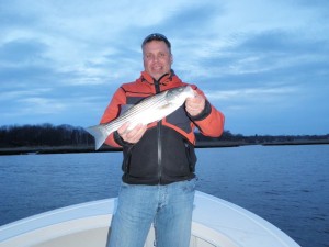 Mike Roy of Reel Cast Charters located plenty of holdover bass for everyone on his boat this week.