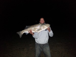 As of last weekend, Eric Pires was still finding big stripers around Cape Cod.