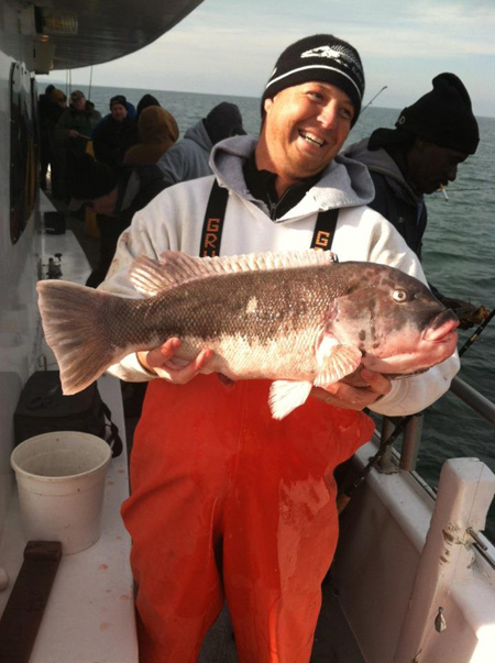 Here's a very nice blackfish taken aboard the Big Mohawk.