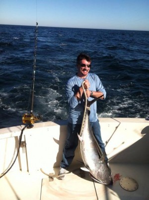 Eric Stewart of the Hook Up was able to put his customer on a 53.5-inch off Cape Cod.