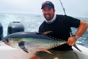 Rob Tartaglia caught his biggest Yellowfin ever this week aboard Riptide Charters.