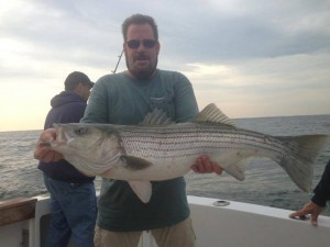 Hyper Striper Sportfishing has had no problems putting their clients on big bass all week.