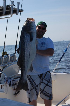 Joe Diorio nailed this 51-inch fish on a live eel at 8am this past weekend.