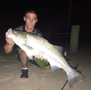 Alex Sachetti proving that the nighttime bite is hot in South Jersey.