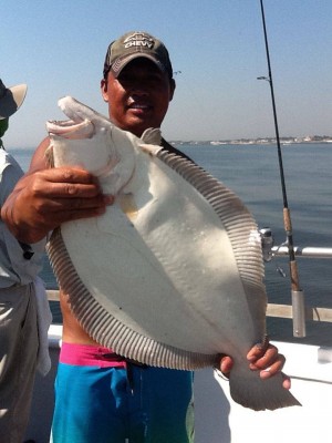 The Big Mohawk had no problem finding huge fluke.