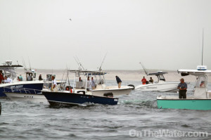 Commercial striped bass season off Monomoy, July 2011.