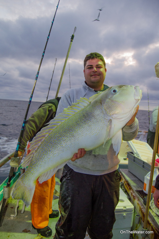Alan Maleh from Brooklyn won the pool with this 25-pound tilefish, caught during the last 5 minutes of the trip. 