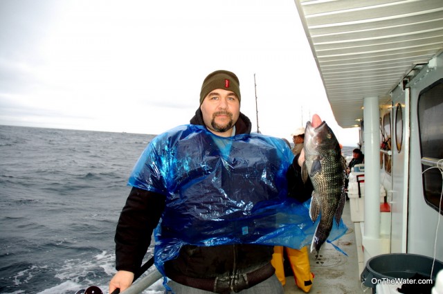 This big sea bass came minutes before it was time to head home. 