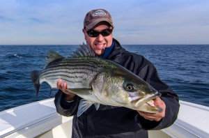 Sergio Diaz shows off a nice bass caught last weekend.