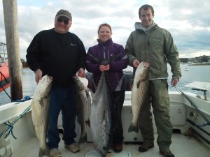 Fish Chatham Charters had no problem putting customers on both bass and bluefin tuna this week.