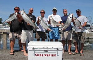 This team won the Sodus Pro Am, held July 20-21 with a mix of browns and kings.