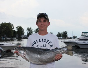 A nice Lake Ontario steelhead.