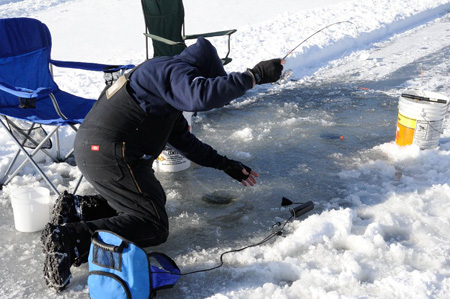 Ice fishing