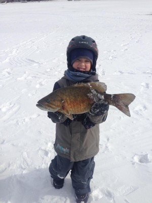 Jack Halas landed this beautiful 5-pound smallmouth while fishing with his father Joe in Danbury this week.