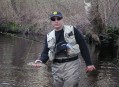 John Ficorilli with a lower Wood River trout
