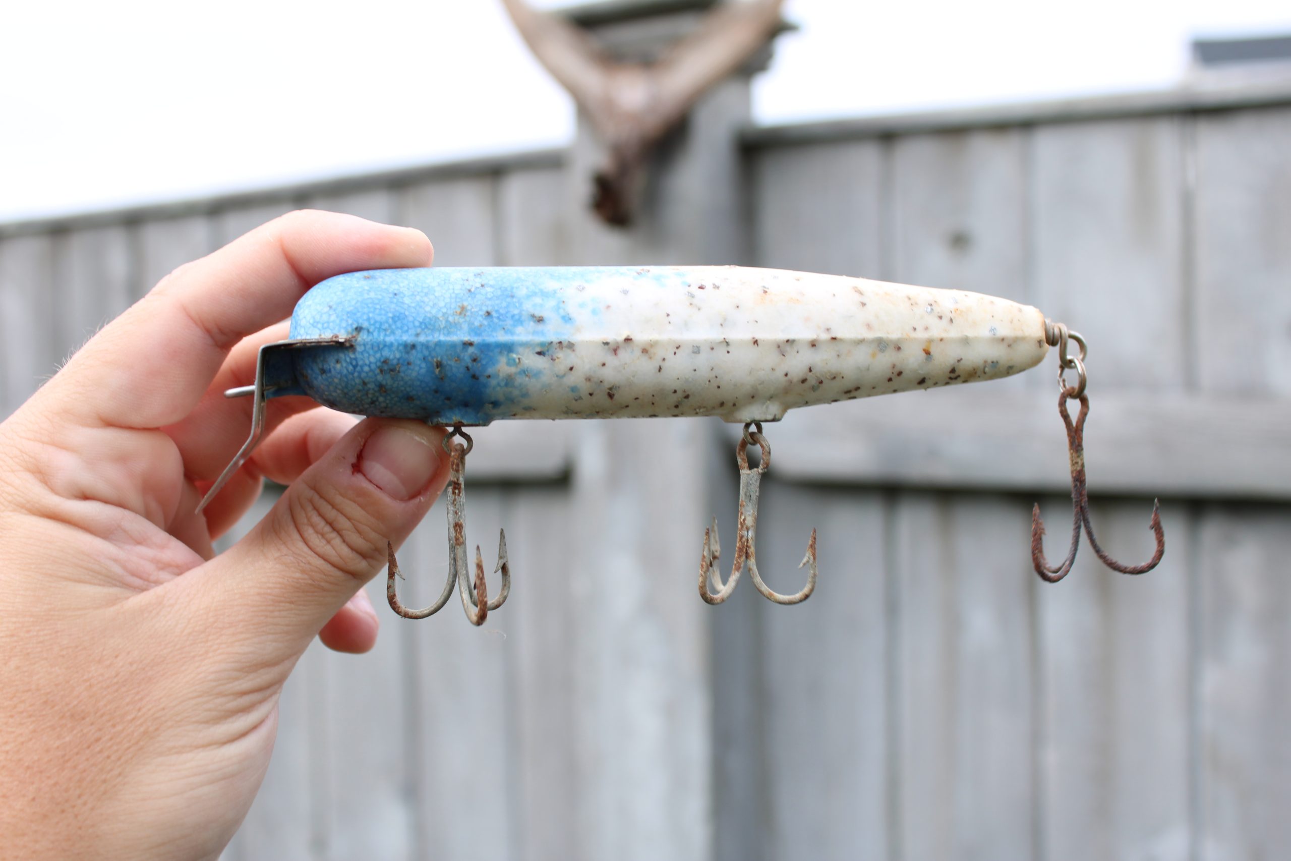 Cod Vintage Metal Fishing Lures for sale