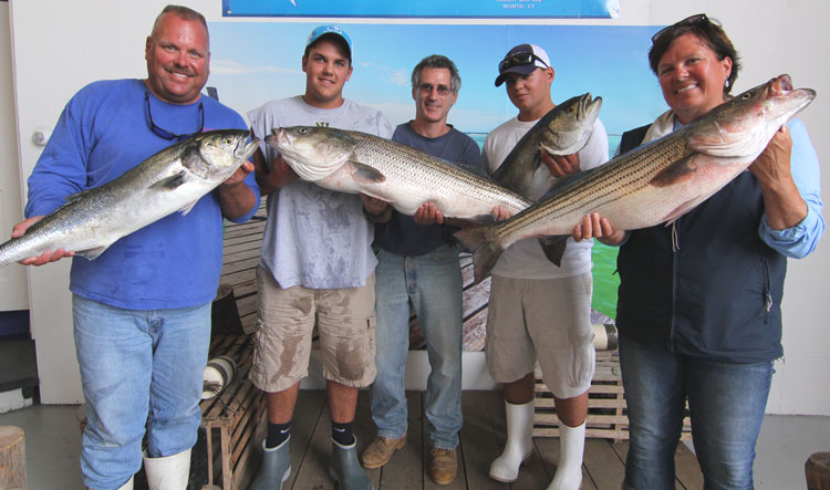 Left to right: Tom Clapsadle, Michael Clapsadle, Victor Sottile, Mitchell Clapsadle and Bobette Clapsadle