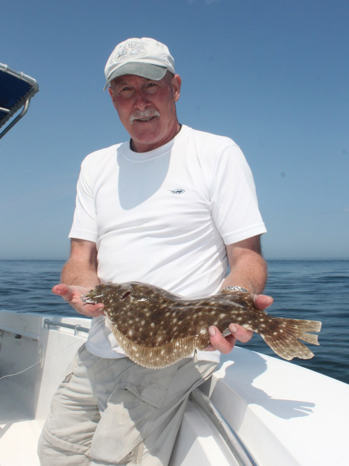 Paul Caruso celebrated his retirement from Massachusetts DMF with a fluke-fishing trip to Nantucket Shoals this week. The trip paid off with several nice keepers.