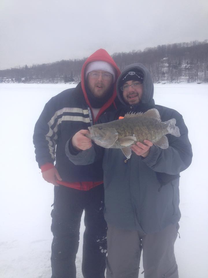 Kyle Darrah with a solid smallmouth bass