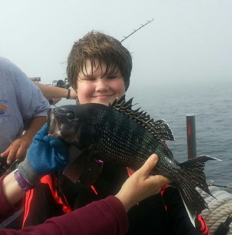 The Carolynn Ann III got into some excellent sea bass fishing this week. 