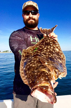 John Antolini caught this nice late season 9.25 pound Fluke in CT waters.