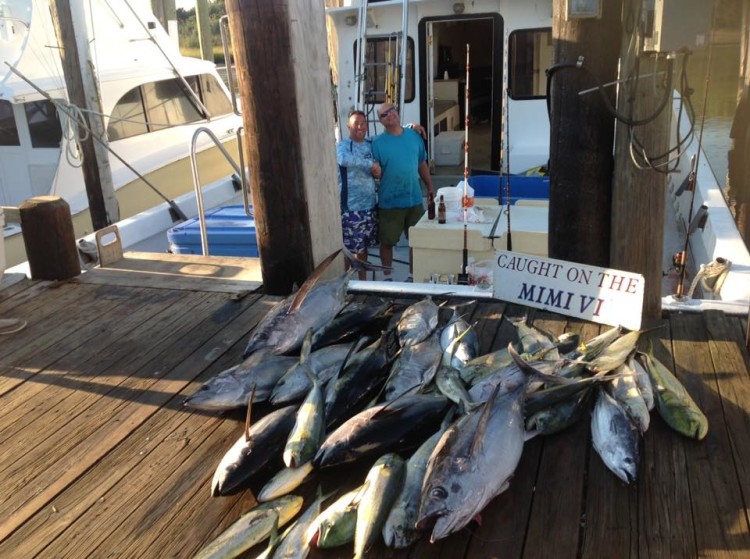 The Mimi VI has been finding great action on bigeye and mahi in the canyons. 