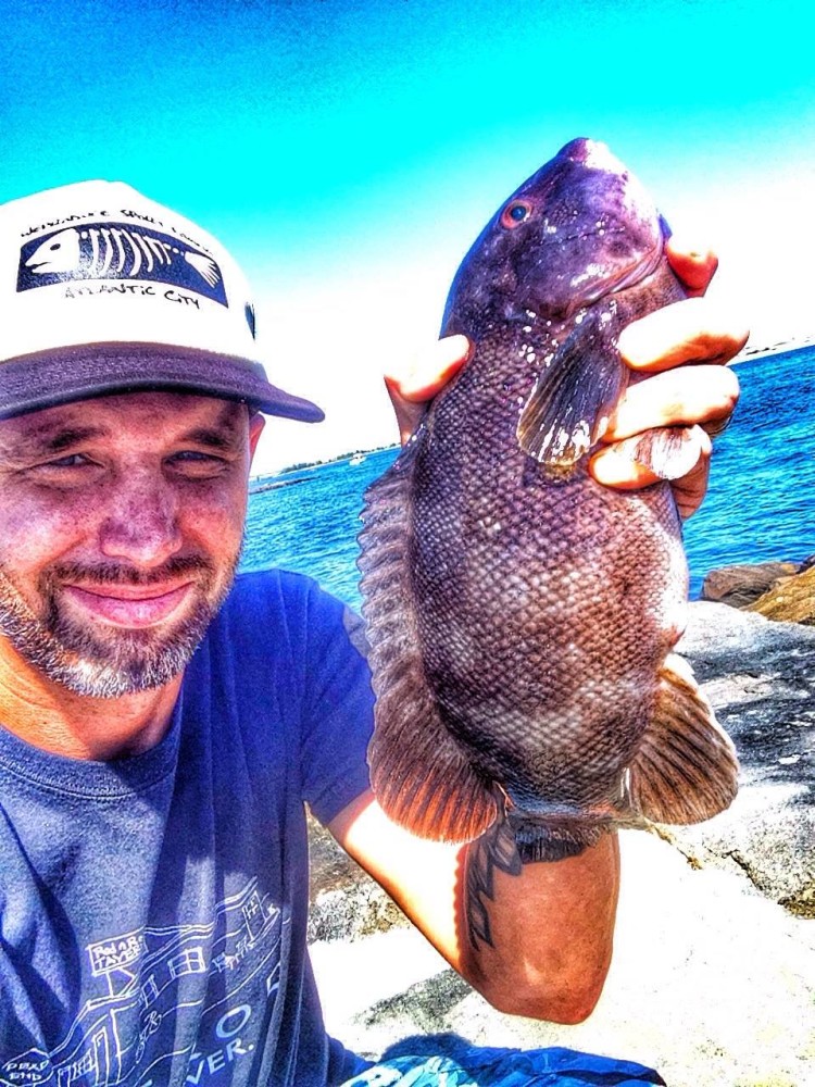 Tog are being caught off the rocks in South Jersey reported One Stop Bait and Tackle. 