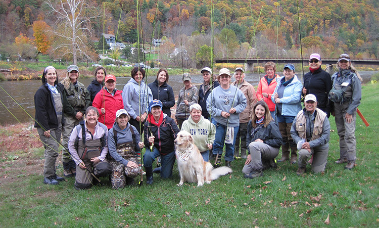 PFBC Women&rsquo;s Intro to Fly Fishing Program (Slate Run October 2014)