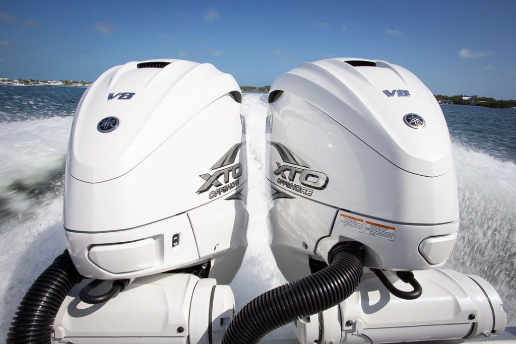 twin Yamaha XTS Offshore Outboards