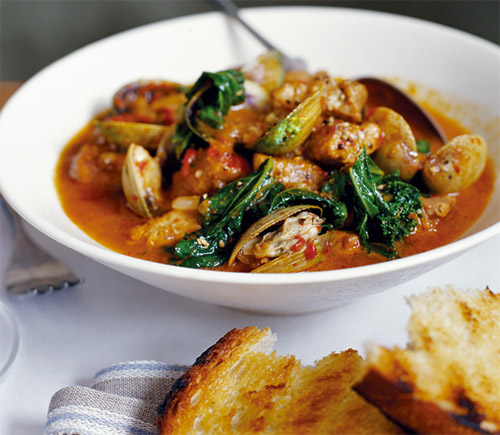 Pork Stew With Clams