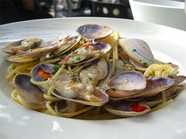 spaghetti with vongole clam sauce