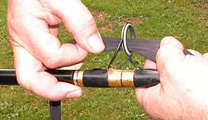 Keep an eye on your guides: Even the slightest fracture in a ceramic guide can do serious damage to your line. To test them, take a piece of pantyhose or a cotton ball and run it through each guide on your rod. If you find that it snags anywhere, you have a cracked guide that could part your line and cost you a trophy.