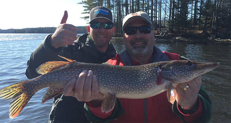 Tim Moore has been putting patrons onto good pike from Moore Reservoir.