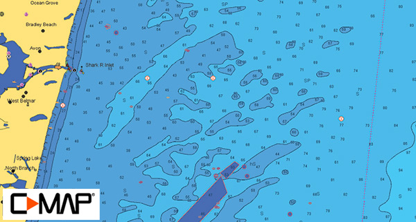 Big bluefish feed above the Klondike structure in the summertime.