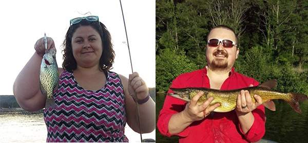 On a recent fishing trip together, Renee and Don Kelly, had a great time on Hammond Lake. Renee caught some Crappie and Don caught a nice pickerel. Congratulations to both of you!