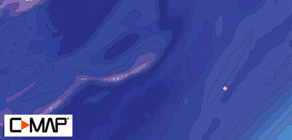 Hot Dog Lump hi-res bathymetric custom map