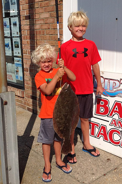 Riptide Bait And Tackle in Brigantine reported great action along the Brigantine beaches