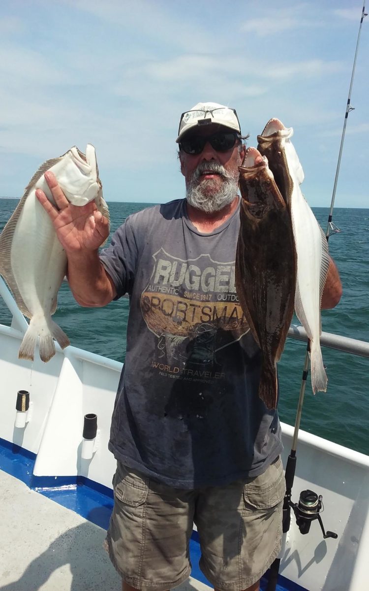 Bucktails have also been the hot ticket for fluke fishermen on the Norma K III.