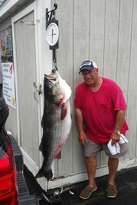 Teddy Abbadessa with a 50.25-pound beauty