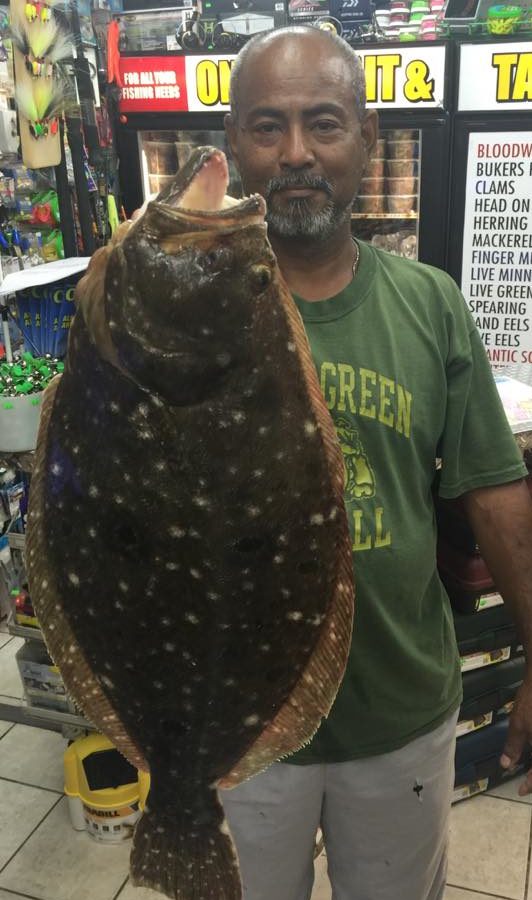 Fishermen are catching keeper flounder around Harrah's according to the report from One Stop Bait and Tackle. 