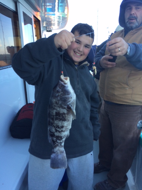 A nice tog caught aboard the Atlantic Star out of Atlantic Highlands.