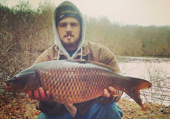 Ronnie Lippe shared this photo on Facebook of a beautiful common carp he caught in East Providence.
