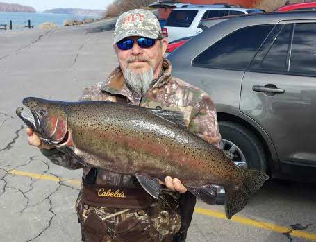 Last year's winner of the NRAA steelhead contest - Bob Rustowicz of Cheektowaga, NY.
