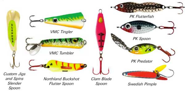 Top 5 Ice Fishing Spoons  Northland Fishing Tackle