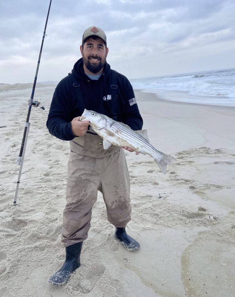 Catching Early Season Stripers on Clams - On The Water