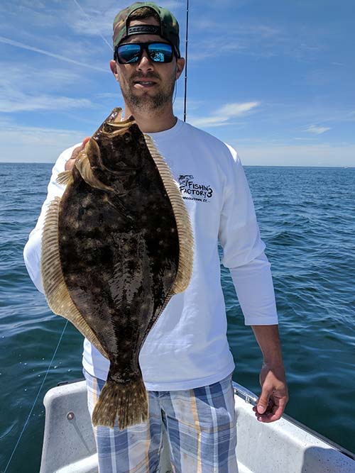 Drew Jones with a nice keeper fluke from Thursday morning.