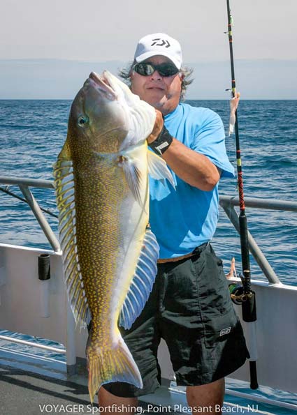 Dave Arbeitman of the Reel Seat got this 30-pound golden tilefish aboard the Voyager.